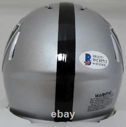 Bo Jackson Autographed Signed Raiders Speed Mini Helmet Beckett 113789 181089