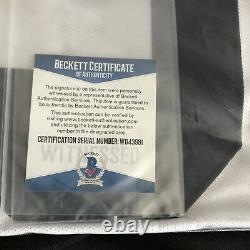 Bo Jackson Autographed White Raiders Jersey Witnessed By Beckett Authentication