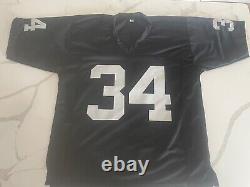 Bo Jackson Autographed signed Custom Black Jersey Raiders Beckett Witness Coa