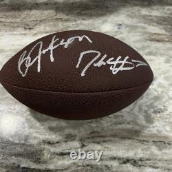 Bo Jackson Deion Sanders Signed Autographed Football Players Hologram