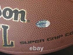Bo Jackson, Deion Sanders autographed signed football, player holographic auth