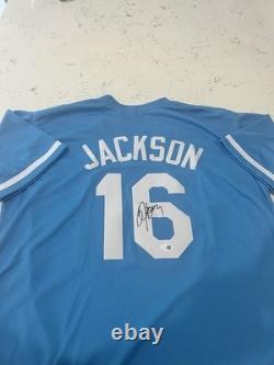 Bo Jackson Kansas City Royal Signed Autographed Custom Jersey JSA Certified