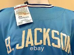 Bo Jackson Kansas City Royals Signed Autograph Custom Jersey JSA Witnessed Certi