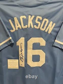 Bo Jackson Kansas City Royals Signed Autographed Custom Jersey with ACA COA