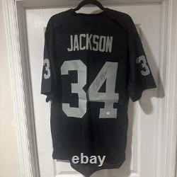 Bo Jackson Oakland Raiders Signed Autographed Custom Jersey with ACA COA A46571