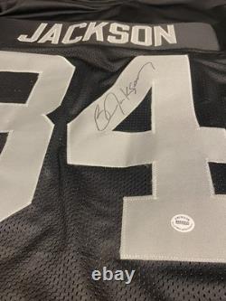 Bo Jackson Oakland Raiders Signed Football Jersey COA autographed
