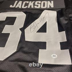 Bo Jackson Oakland Raiders Signed Football Jersey COA autographed