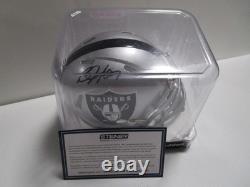 Bo Jackson Oakland Raiders signed autographed mini football helmet Steiner COA