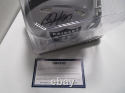 Bo Jackson Oakland Raiders signed autographed mini football helmet Steiner COA