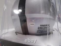 Bo Jackson Oakland Raiders signed autographed mini football helmet Steiner COA