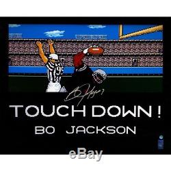 Bo Jackson Personally Autographed Los Angeles Raiders Tecmo Bowl TD Photo 16x20
