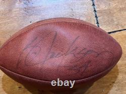 Bo Jackson RAIDERS Signed Autographed 1998 Wilson GAME USED NFL Pro Football