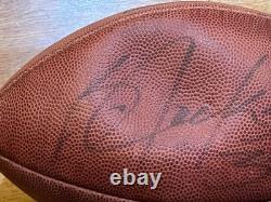 Bo Jackson RAIDERS Signed Autographed 1998 Wilson GAME USED NFL Pro Football