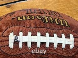Bo Jackson RAIDERS Signed Autographed 1998 Wilson GAME USED NFL Pro Football