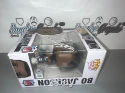 Bo Jackson Raiders Signed Autographed NFL Football Funko Pop-bas Coa Beckett