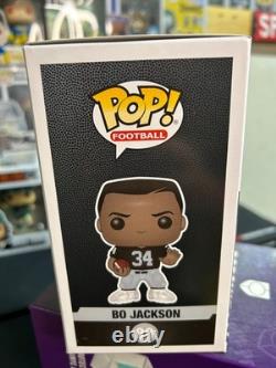 Bo Jackson Raiders Signed Autographed NFL Football Funko Pop-bas Coa Beckett