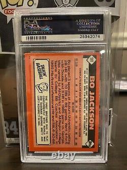 Bo Jackson Royals Autographed Card 1986 Topps PSA/DNA and Funko Pop! Raiders
