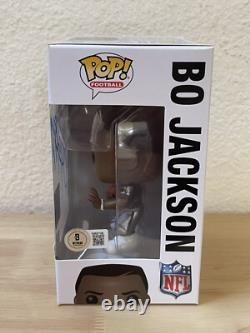 Bo Jackson SIGNED. AUTOGRAPHED. Raiders Funko POP! #89. BECKETT WITNESS COA