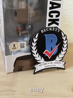 Bo Jackson SIGNED. AUTOGRAPHED. Raiders Funko POP! #89. BECKETT WITNESS COA