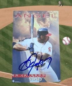 Bo Jackson Signed 1994 California Angels Guardian Angel Beckett Authentication