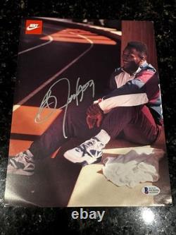 Bo Jackson Signed 8.5x11 Nike Promo Photo Autographed Beckett COA
