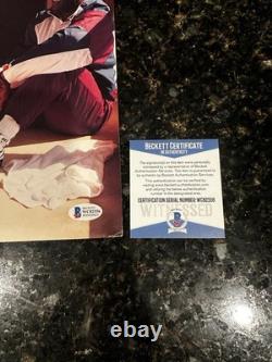 Bo Jackson Signed 8.5x11 Nike Promo Photo Autographed Beckett COA