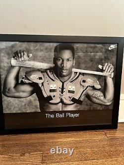 Bo Jackson Signed And Framed Ball Player Poster