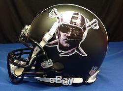 Bo Jackson Signed Authentic Raiders Custom Painted F/S Football Helmet PSA