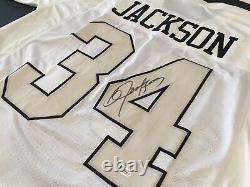 Bo Jackson Signed Autograph Oakland Raiders Custom Jersey Beckett COA