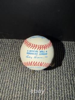 Bo Jackson Signed Autographed Baseball Royals White Sox No COA with Display Stand