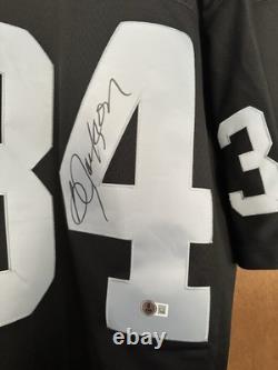 Bo Jackson Signed/Autographed Black M&N Jersey Beckett Oakland Raiders