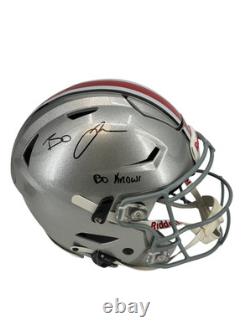 Bo Jackson Signed Autographed Buckeyes FS Speed Flex Helmet Prime time Witness