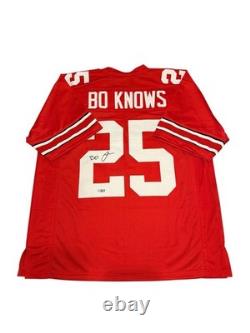 Bo Jackson Signed Autographed Buckeyes Red Custom Jersey Coa