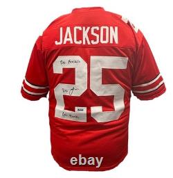Bo Jackson Signed Autographed Buckeyes Red Custom Jersey With Inscription Coa