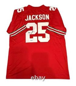 Bo Jackson Signed Autographed Buckeyes Red Jersey Primetime Witness Coa
