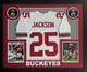 Bo Jackson Signed Autographed Buckeyes White Custom Jersey Custom Framed COA