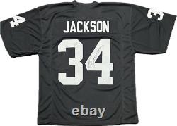 Bo Jackson Signed Autographed Custom Black/Gray Jersey JSA Authenticated