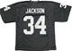 Bo Jackson Signed Autographed Custom Black/Gray Jersey JSA Authenticated