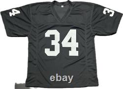Bo Jackson Signed Autographed Custom Black/Gray Jersey JSA Authenticated