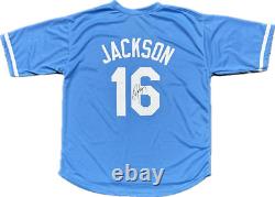 Bo Jackson Signed Autographed Custom Light Blue Jersey JSA Authenticated