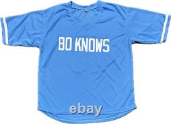 Bo Jackson Signed Autographed Custom Light Blue Jersey JSA Authenticated