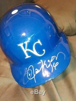 Bo Jackson Signed Autographed Kc Royals Baseball Batting Helmet Full Size