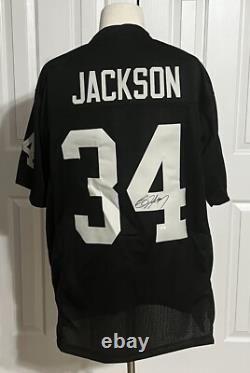 Bo Jackson Signed Autographed Oakland Raiders Pro Style Football Jersey With COA