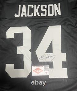 Bo Jackson Signed Autographed Oakland Raiders Pro Style Football Jersey With COA