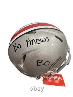 Bo Jackson Signed Autographed Ohio State Buckeyes Authentic Full Size Helmet COA
