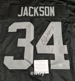 Bo Jackson Signed Autographed Raiders #34 Jersey ACA COA Authentic XL