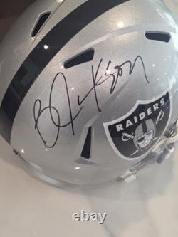 Bo Jackson Signed Autographed Raiders Full Size Speed Full Size Helmet Bo COA