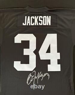 Bo Jackson Signed Autographed Raiders Mitchell & Ness Legacy Jersey Beckett BAS