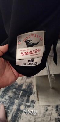 Bo Jackson Signed Autographed Raiders Mitchell & Ness Legacy Jersey Beckett BAS