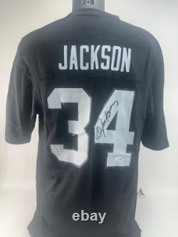 Bo Jackson Signed Autographed Raiders Nike Game Jersey Jsa Witnessed